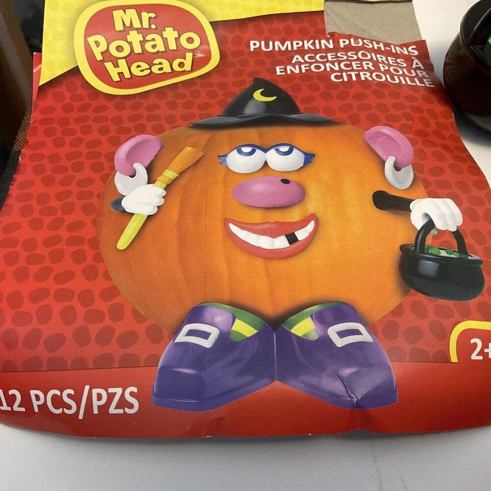 Halloween! Mr. Potato Head Pumpkin Push-Ins Make A Witch Pumpkin Craft